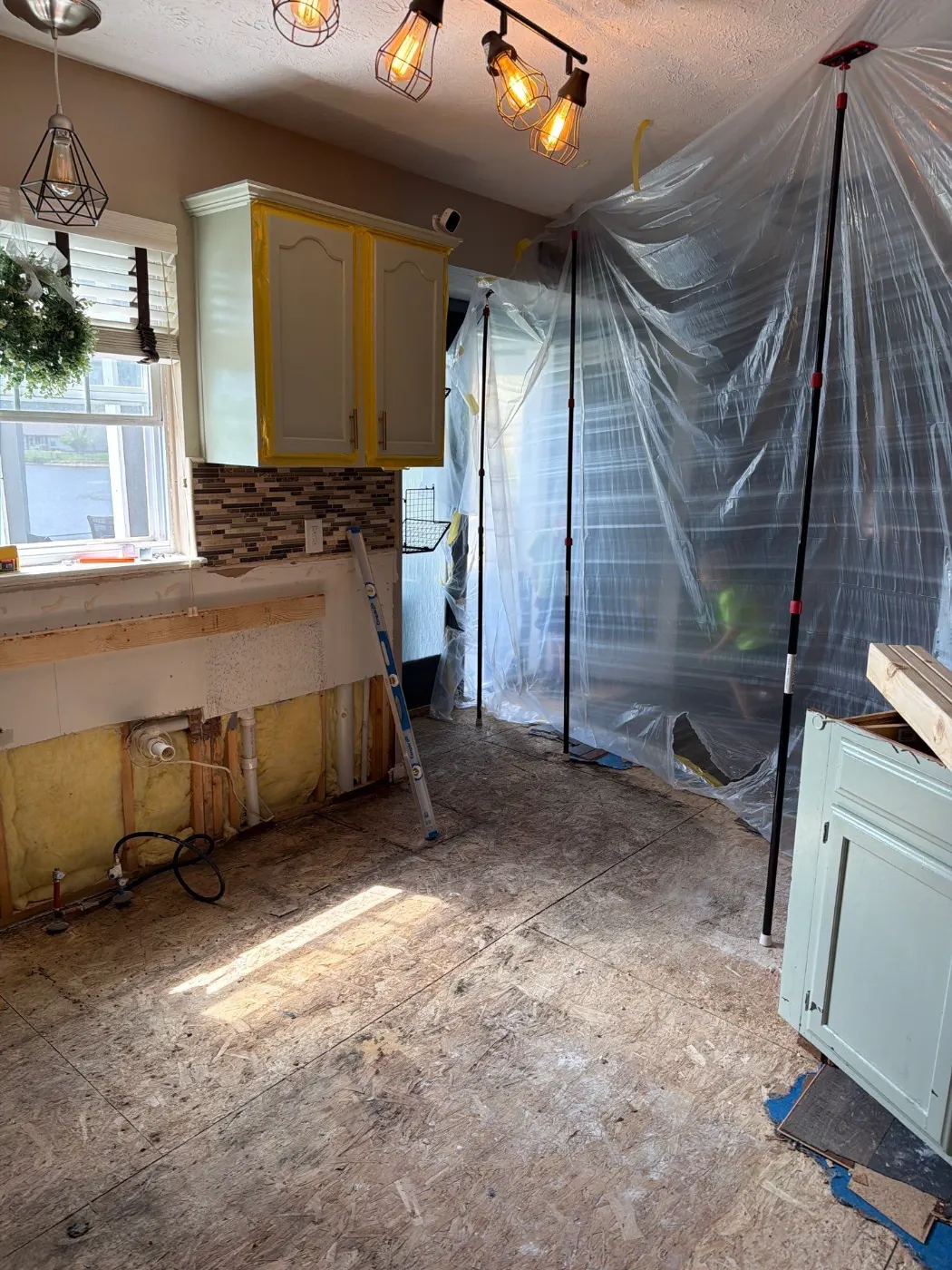 Structural drying after storm intrusion in Highland Park